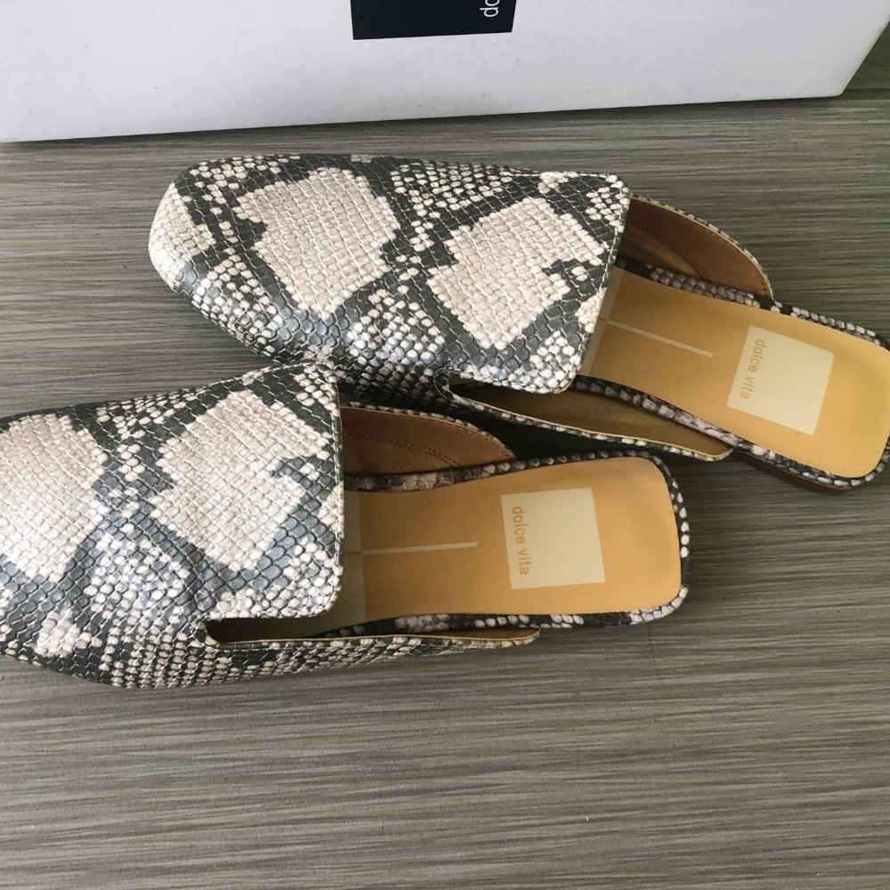 NEW Dolce Vita Snake Skin Print Stella Bree Mule - Picture 7 of 8